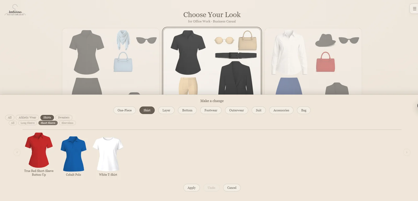 Replacement shirts from the closet in Make a Change